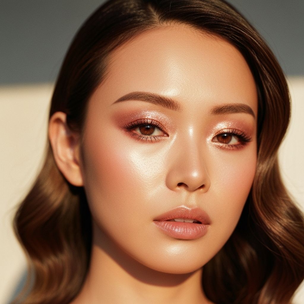 Look de maquillaje de @rosyglow